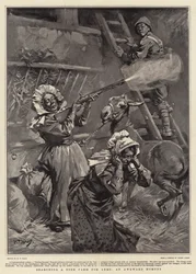 Durchsuchung einer Burenfarm nach Waffen, ein unangenehmer Moment